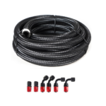 ⁦10/16/20FT 10AN CPE Fuel line Hose Braided Nylon Stainless Steel Oil Gas⁩ - الصورة ⁦44⁩