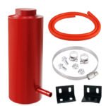 Universal Radiator Coolant Aluminum Catch Tank Overflow Reservoir 800ML Black - Billede 8