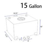 GSTP 15 Gallon Aluminum Street/Drift/Strip/Racing Fuel Cell Gas Tank+ Level Sender — изображение 3