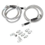 Flexible SS Braided Transmission Cooler Hose Line - Сурет 2