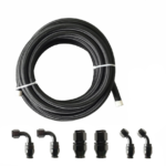 ⁦10/16/20FT 10AN CPE Fuel line Hose Braided Nylon Stainless Steel Oil Gas⁩ - الصورة ⁦49⁩