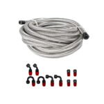 ⁦10/16/20FT 10AN CPE Fuel line Hose Braided Nylon Stainless Steel Oil Gas⁩ - الصورة ⁦29⁩