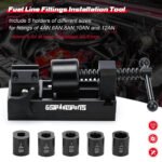 GSTP Fuel Line Fittings Installation Tool Compatible with PTFE & CPE Fuel Hose Connect Tool Kit - Billede 5