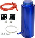 Universal Radiator Coolant Aluminum Catch Tank Overflow Reservoir 800ML Black - Billede 9