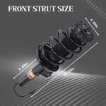 2pcs Front Suspension Strut shocks w/ Electric 84677093 for 13-19 Cadillac XTS - Ảnh 4