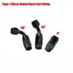 Universal 10AN Baffled Oil Catch Can Breather Can with Drain Valve 750ML Bundle and 10AN 5/8'' Fuel Line Fitting Kit Nylon Braided CPE Oil Hose - 圖片 9