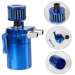 Baffled Oil Catch Can Kit Reservoir Tank with Breather Filter - Ảnh 3