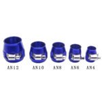 Hex Hose Finisher Clamp for Fuel/Oil/Gas/Air and Water End Cover Fitting 4/6/8/10/12AN - Ảnh 13