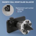 ⁦GSTP Lawn Mower Blade Balancer Replaces 42-047 339075B Magnetic Wall Mount Blade Balancer⁩ - الصورة ⁦12⁩