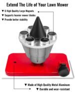⁦GSTP Lawn Mower Blade Balancer Replaces 42-047 339075B Magnetic Wall Mount Blade Balancer⁩ - الصورة ⁦6⁩