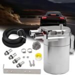 Upgraded Baffled Oil Catch Can with Breather Filter Kit Aluminum Oil Reservoir Tank with 3/8" Strengthened NBR Fuel Line - 圖片 11