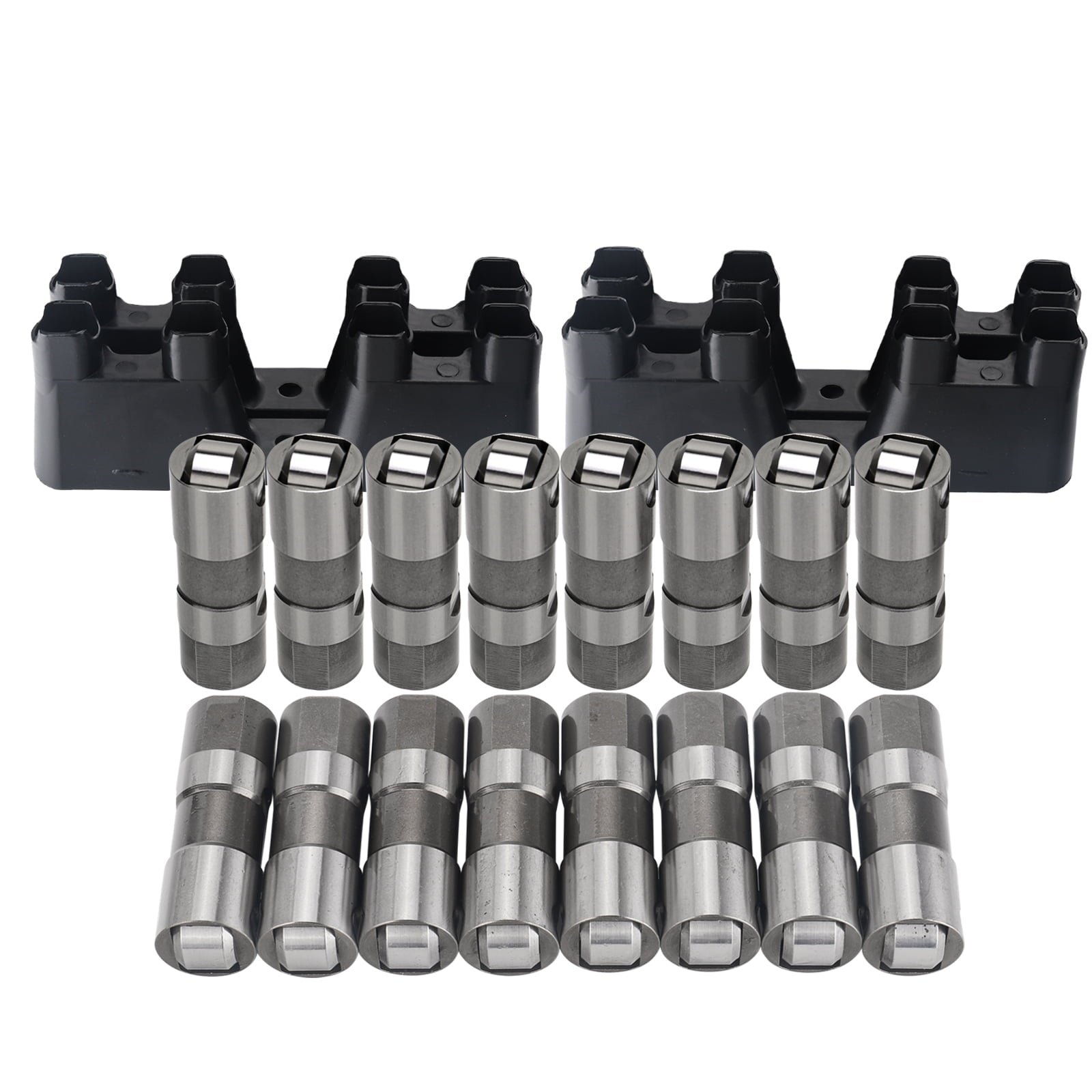 SetFitBrianTooleyRacingGMDelphiLS7LiftersGSTP3 Set of 16 and Guide Trays Fit Racing GM LS7 Lifters LS LQ 4.8 5.3 5.7 6.0 6.2 - Ảnh 1