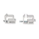 4 PCS Truck Cap Topper Camper Shell Mounting Clamps Heavy Duty Aluminum Silver - Billede 6