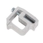 4 PCS Truck Cap Topper Camper Shell Mounting Clamps Heavy Duty Aluminum Silver - Billede 9
