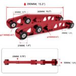Rear Lower Control Arm Subframe Brace Tie Bar Kit For 92-95 Honda Civic EG – Vaizdas 8