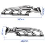 Stainless Steel headers for Toyota Tundra Sequoia 2000-2004 UCK 4.7L V8 2UZ-FE - 圖片 2