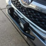 23" Bull Bar Front Bumper License Plate Holder Mount Bracket for LED Light Bar - Billede 8
