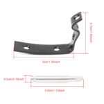 Glove Box Lid Hinge Snapped Repair Fix Brackets Kit For Audi A4 S4 RS4 B6 B7 8E — изображение 2