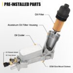 For 2011-16 Jeep Dodge Chrysler 926-876 Aluminum Housing Oil Filter Assembly - Ảnh 11