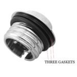 Vented Flush Mount CNC Fuel Tank Gas Cap Pop up for Harley - Сурет 6