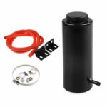 Universal Radiator Coolant Aluminum Catch Tank Overflow Reservoir 800ML Black - Billede 6