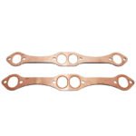 For SB Chevy 327 305 350 Reusable SBC Oval Port Copper Header Exhaust Gaskets — изображение 5