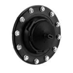 Black Fire-Resistant Gas Tank Filler Cap 150mm with Air Vent - Compatible with Honda CBR, CB Series – Vaizdas 6