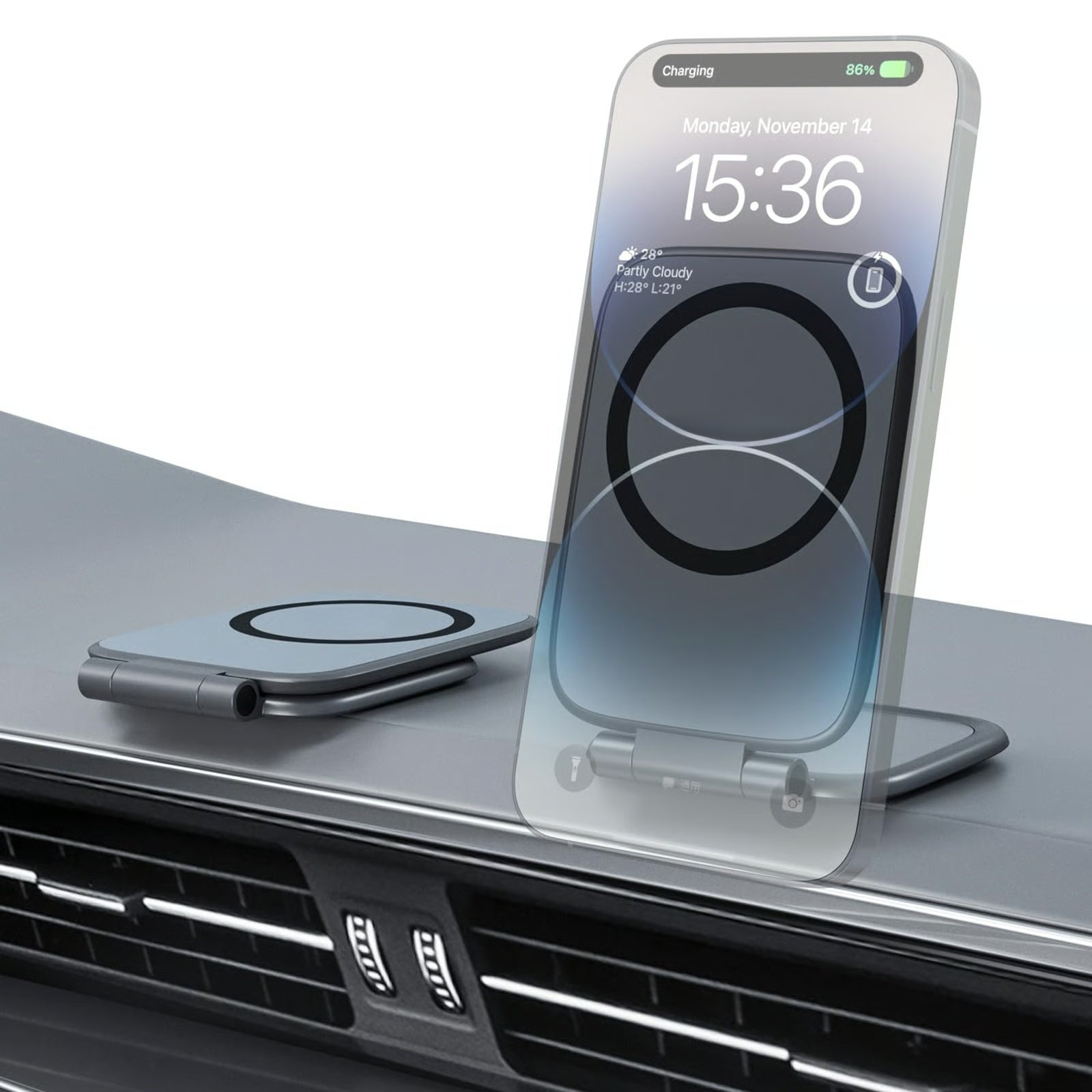 39ade736a5ed89148ccf666d578ff044cc551923.jpeg Magnetic Phone Holder for Car – Vaizdas 1