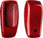 ⁦T-carbon Glass Fiber Key Fob Cover fits for Mercedes Benz⁩ - الصورة ⁦4⁩