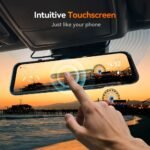 WOLFBOX G900Pro 12MP WiFi Touch Screen Rear View Mirror Dash Cam Smart Mirror RHD - Image 6