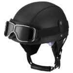 Retro German Motorcycle Half Helmet DOT Certified - I06 - 圖片 12