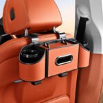 ⁦Multifunctional Nappa Leather Car Backseat Organizer⁩ - الصورة ⁦11⁩