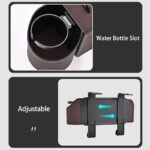 ⁦Multifunctional Nappa Leather Car Backseat Organizer⁩ - الصورة ⁦5⁩