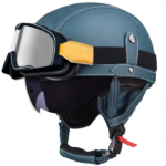 Retro German Motorcycle Half Helmet DOT Certified - I06 - 圖片 25