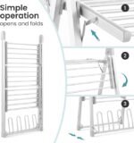 Multipurpose 3 Layer Electric Clothes Drying Rack (66cm) - Billede 6